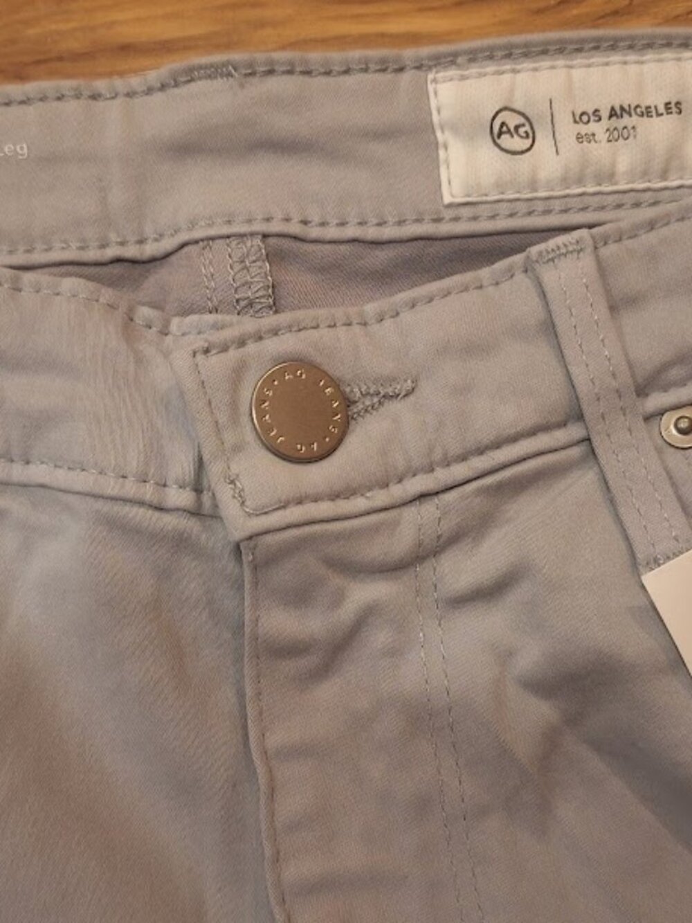 Silver AG-ed Prima Ankle Cigarette Pants- Sz 30